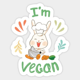 I'm Vegan Sticker